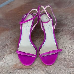 NWOT Jessica Simpson ankle strap heels size 7.5